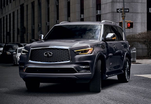 2024 INFINITI QX80 Key Features - HYDRAULIC BODY MOTION CONTROL SYSTEM | Smith INFINITI of Huntsville in Huntsville AL
