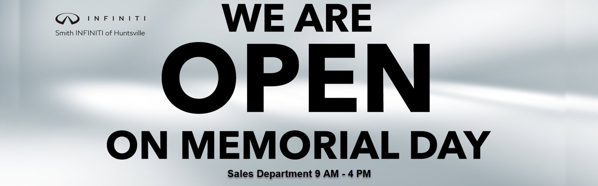 Memorial Day Hours